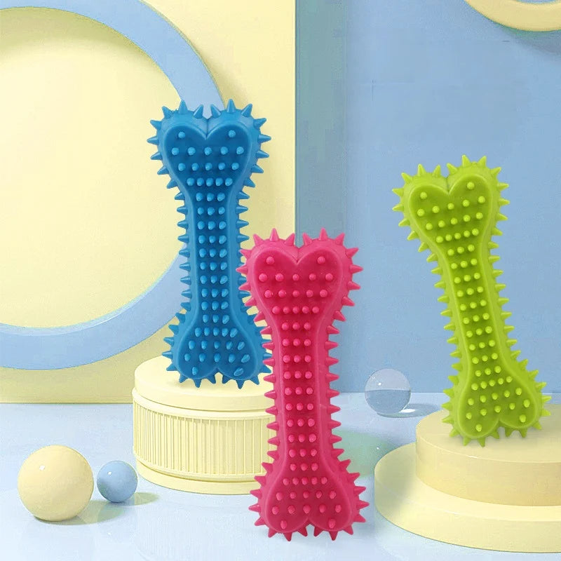 Jouet Os à Mâcher en Caoutchouc - Résistant pour Chien