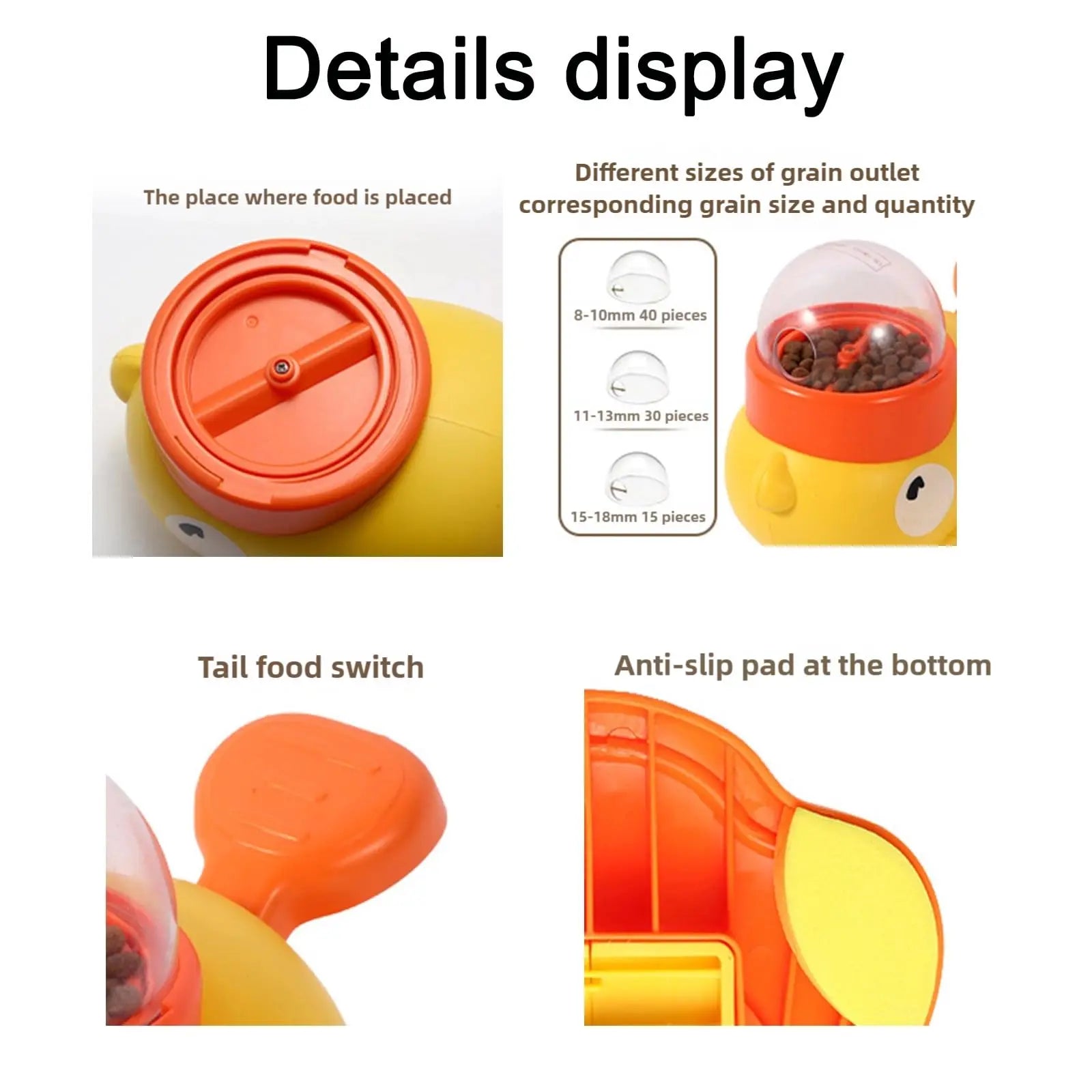 Gamelle Anti-Glouton Canard - Distributeur Lent pour Chien